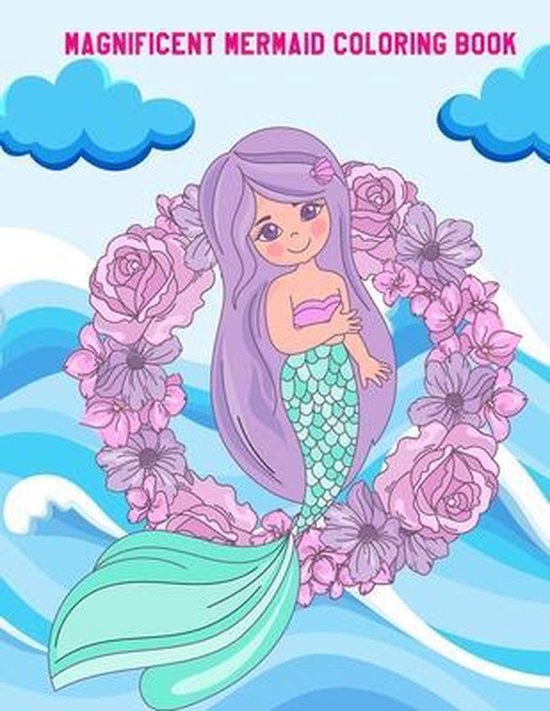 Magnificent Mermaid Coloring Book, Bizu Jones | 9798663526111 | Boeken ...