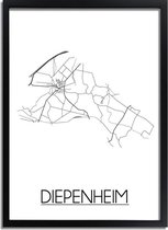 DesignClaud Diepenheim Plattegrond poster B2 poster (50x70cm)