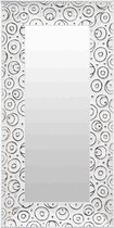 Witte Spiegel met Goud 61x151 cm – Zenta – Gouden Spiegel – Spiegel Wit – Grote Spiegels – Perfecthomeshop