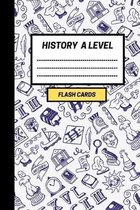 Flash Card Notebook: Make your own History A Level revision Flash cards. Includes Space Repetition and Lapse Tracker (480 cards)