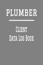 Plumber Client Data Log Book
