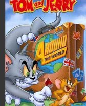 Notebook: Cartoon Tom and Jerry Soft Glossy Cover Graph Paper Pages Book 7.5 x 9.25 Inches 110 Pages