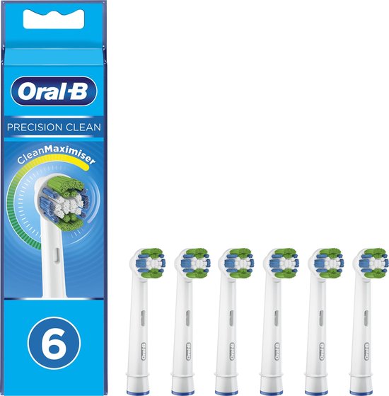 Oral-B Precision Clean - Met CleanMaximiser-technologie - Opzetborstels - 6 Stuks