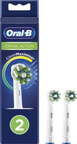 Oral-B CrossAction - Met CleanMaximiser-technologie - Opzetborstels - 2 Stuks