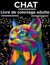 Chat livre de coloriage adulte