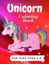 Unicorn Coloring Book for Kids Ages 4-8