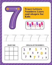trace letters numbers lines and shapes for kids