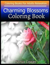 Charming Blossoms Coloring Book For Adults Relaxation 50 pictures