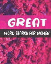 Great Word Search For Women