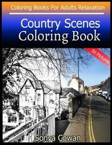 Country Scenes Coloring Book For Adults Relaxation 50 pictures