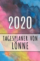 2020 Tagesplaner von L�nne: Personalisierter Kalender f�r 2020 mit deinem Vornamen