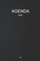 Agenda 2020 Nero: Annuale, Mensile, Settimanale e Giornaliera per 12 mesi A5 I Scadenzario e calendario tascabile per organizzare e scri