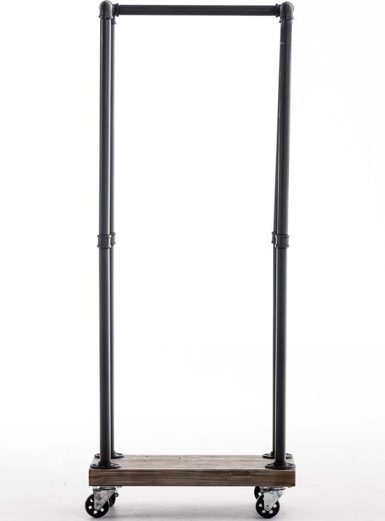 CLP Forks Houtopslag Brandhoutrek - Binnen - Voor haardhout - 60 x 30 x 150 cm - zwart