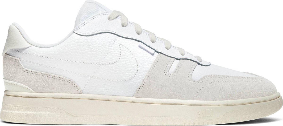 nike squash type sneakers in sail and iced lilac