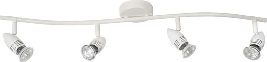 Lucide CARO-LED - Plafondspot - LED - GU10 - 4x5W 2700K - Wit