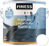 Finess Mat Lak -  Waterbasis - Wit - 2.5L