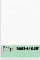 Verhaak Envelop En Kaart 10 X 15 Cm Papier Wit 16-delig