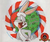 folieballon - Bugs Bunny Season Greetings - Kerst - 45 cm - leeg