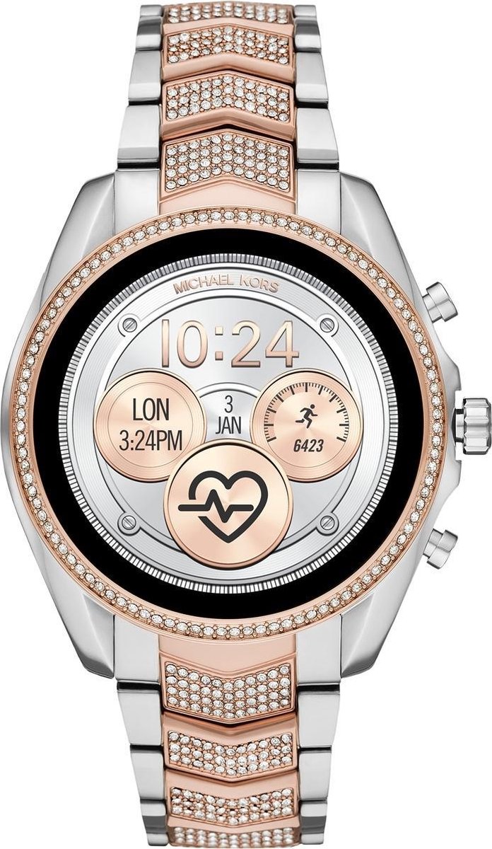 Michael Kors Bradshaw Smartwatch - Zilverkleurig - Digitaal