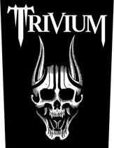 Trivium Rugpatch Screaming Skull Zwart
