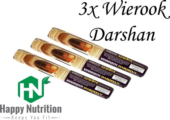 3x Wierook Darshan | 3 pakjes van 20 stuks wierook