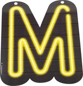 Neon Letter M 24cm