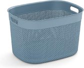 Kis Filo - Mand - Xl - Misty Blue - 44x33xh27cm - (Set van 4) En Yourkitchen E-kookboek - Heerlijke Smulrecepten