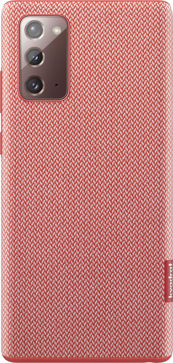 Samsung Kvadrat Hoesje - Samsung Galaxy Note 20 - Rood