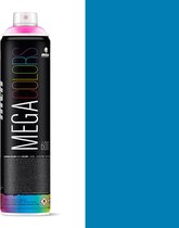 MTN Mega Blauwe Spuitverf – 600ml hoge druk & glossy afwerking