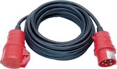 Brennenstuhl CEE verlengkabel IP44 (30m kabel, H07RN-F 5G1,5, 5-polig met CEE-stekker en koppeling, voor gebruik buitenshuis IP44, Made in Germany) zwart