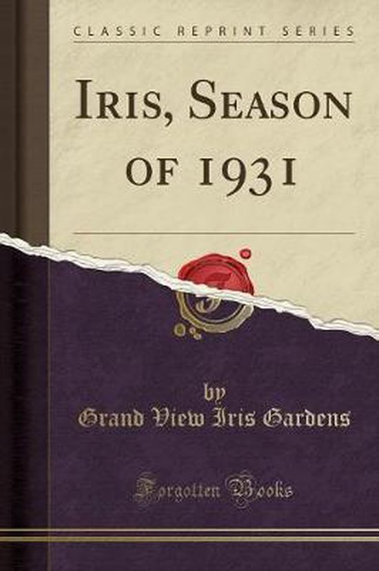 Iris, Season of 1931 (Classic Reprint) - cover