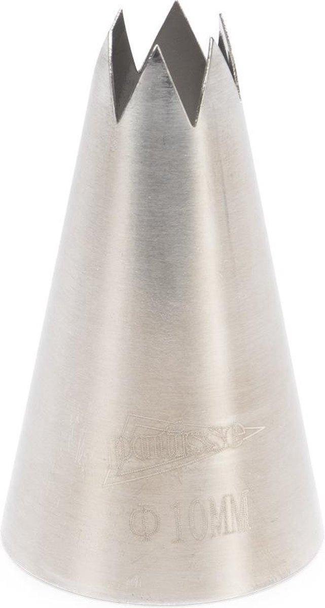 Patisse Spuitmondje Ster 10 Mm Rvs Zilver