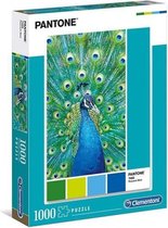 Clementoni Legpuzzel - Pantone Puzzle Collectie - Peacock Blue - 1000 stukjes, puzzel volwassenen