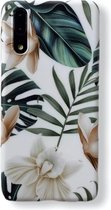 Casies Huawei P20 LITE hoesje TPU Soft Case - Back Cover - Bloemen / Flower case