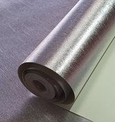 Vinyl behang Brushed Silver