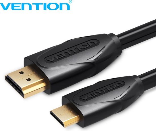 Vention Mini HDMI naar HDMI kabel Full HD 1080P - Gold Plated - 2 Meter