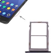 SIM-kaarthouder + SIM-kaarthouder voor Lenovo ZUK Z2 (zwart)