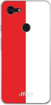 Google Pixel 3 XL Hoesje Transparant TPU Case - Feyenoord #ffffff