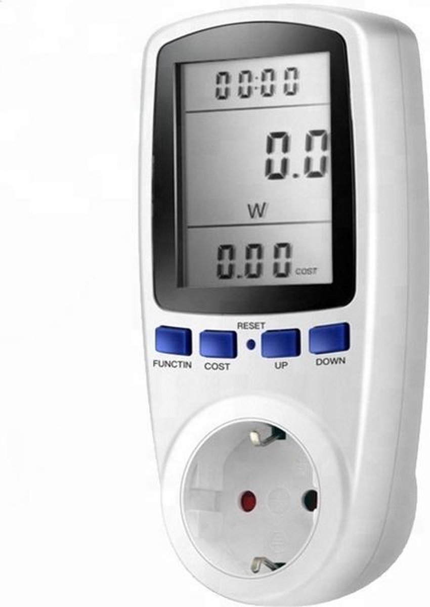 Energiemeter – Elektriciteitsmeter – Energieverbruiksmeter – Verbruiksmeter – KWH meter – Digitale energiekostenmeter – Voltagemeter – Stopcontact