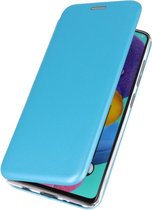 Bestcases Hoesje Slim Folio Telefoonhoesje Samsung Galaxy A01 - Blauw