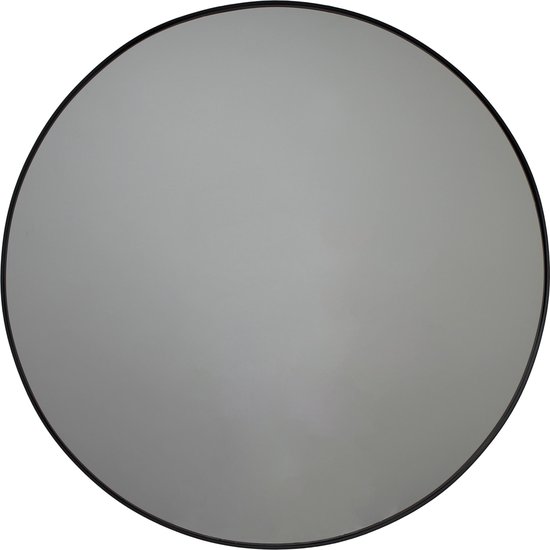 Ronde Metalen Spiegel-Zwart-40cm-Housevitamin