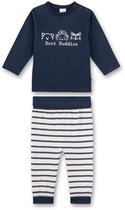 Sanetta baby pyjama jongen Blue Animals 86