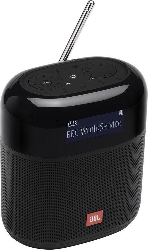 Jabeth Wilson Verdragen roze JBL Tuner XL - Draagbare DAB Radio Speaker met Bluetooth - Zwart | bol.com