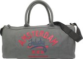 Amsterdam Industry Weekend Dufflebag - Antraciet/Rood