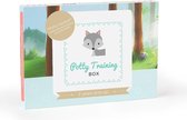 Potty Training Box - Includes Reward System (20 Sticker Cards, 120 Fun Animal Stickers and Pee Certificate)
