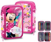 Disney Etui Minnie Mouse Meisjes 12 X 16 Polyester Roze 28-delig