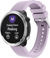 Siliconen Smartwatch bandje - Geschikt voor  Garmin Vivoactive 4 silicone band - 45mm - lila - Horlogeband / Polsband / Armband