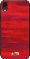 iPhone Xr Hoesje TPU Case - Scarlet Canvas #ffffff