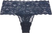 Cosabella Never Say Never Comfie Cutie String - NAVY BLU - Maat M/L