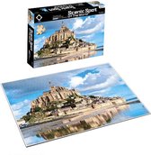 Legpuzzel Mont Saint-Michel (Kunstwerk) - 500 stukjes - Fdbw